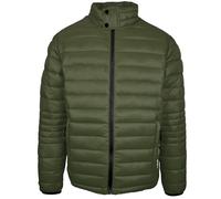 Plein Sport Mens Plain Padded Green Jacket - Size Medium