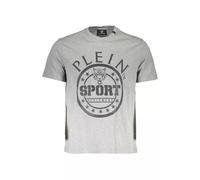 Plein Sport Men's T-Shirt Cotton Grey, Grey, M