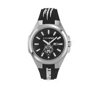 Plein Sport Men's Watch Analogue Quartz Tigermaster, Silver/Black/White - Ps7ba0124, Strap.