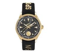 Plein Sport Men's Watch Analogue Quartz Lineman, gold, Strap.