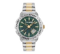 Plein Sport Men's Watch Analogue Quartz Rampage, Bi-colour/green/steel - Psgda0824, Bracelet