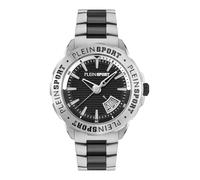 Plein Sport Men's Watch Analogue Quartz Rampage PSGDA0724 Stainless Steel, Bi-colour/black/steel - Psgda0724