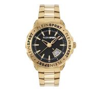 Plein Sport Men's Watch Analogue Quartz Rampage PSGDA0924 Stainless Steel, Gold/Black/Steel - Psgda0924