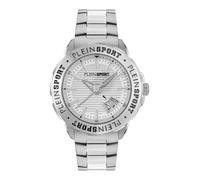 Plein Sport Men's Watch Analogue Quartz Rampage, Silver/Silver/Steel - Psgda0624, Bracelet