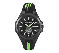 Plein Sport Men's Watch Analogue Quartz Tigermaster, black, Strap.