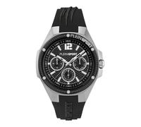 Plein Sport Men's Watch Analogue Quartz Tigermaster Pro Silicone, silver
