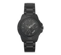 Plein Sport Men's Watch Analogue Quartz Touchdown, Black/Black/Stainless Steel - Psfba1323, Bracelet