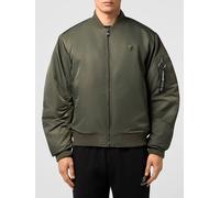 Plein Sport Nylon Bomber Jacket - Size: L - male