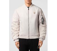 Plein Sport Nylon Bomber Jacket - Size: XL - male