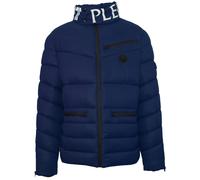 Plein Sport Padded Bold Logo Navy Blue Jacket