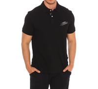 Plein Sport PIPS504 Mens short-sleeved polo shirt - Black Cotton - Size Small