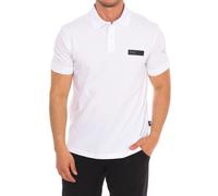 Plein Sport PIPS507 Mens short-sleeved polo shirt - White - Size Small