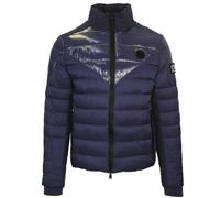 Plein Sport Plain Quilted Jacket - Navy Blue - XL