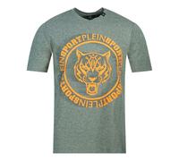 Plein Sport Scribble Layer Logo T-Shirt - Grey - M