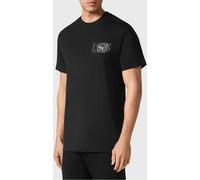 Plein Sport Short-Sleeved Jersey T-shirt with Graphic Print and Back Logo - Size: S - male