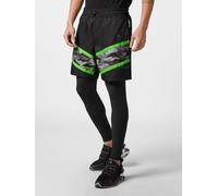 Plein Sport Skinny Jogging Trousers in Stretch Technical Fabric with Camouflage Pattern - Size: 3XL - male