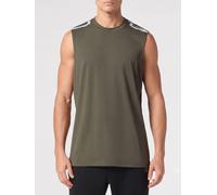 Plein Sport Sleeveless Cotton Tank Top with Contrasting Front Logo Print - Size: 3XL - male