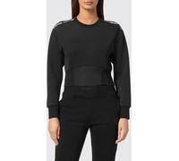 Plein Sport Slim Fit Bustier Sweatshirt in Jersey with Long Sleeves - Size: L - female