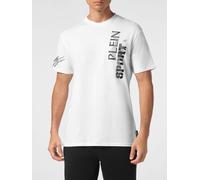 Plein Sport Slim Fit Cotton T-shirt with Contrast Logo Print - Size: S - male