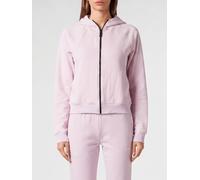 Plein Sport Slim Fit Hooded Zip-Up Jersey Sweatshirt - Size: XL - female