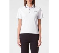 Plein Sport Slim Fit Short-Sleeved Jersey Polo Shirt with Printed Logo - Size: M - female
