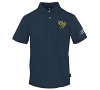 Plein Sport Small Tiger Scratch Logo Navy Blue Polo Shirt - S