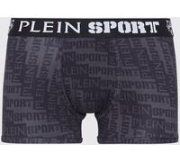 Plein Sport Stretch Cotton Blend Boxer Shorts with Lettering Print Philipp Plein - Size: XS - male