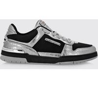 Plein Sport Suede And Crocodile Print Leather Sneakers - Size: 38 - male