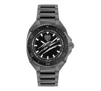 Plein Sport Thunder Force Men's Analogue Quartz Watch, black, Bracelet