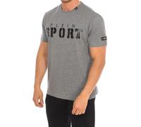 Plein Sport TIPS400 Mens short sleeve t-shirt - Grey - Size Medium
