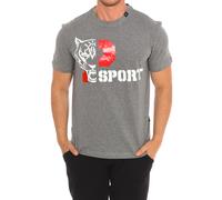 Plein Sport TIPS410 Mens short sleeve t-shirt - Grey Cotton - Size X-Large