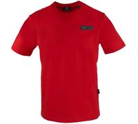 Plein Sport Unisex Adult Circle Logo Back Print T-ShirtM Red SY1105