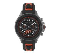 Plein Sport Warrior Tech Men's Watch Chronograph Analogue Quartz, ip gun/sw-orange - ps6ba0324