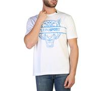 Plein Sport White Cotton Mens T-Shirt - Size Small