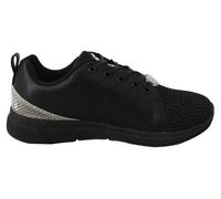 Plein Sport Womens Black Runner Gisella Sneakers Shoes - Multicolour - Size UK 7