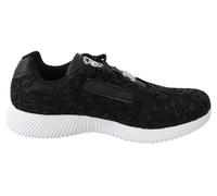 Plein Sport WoMens Black Runner Joice Sneakers Shoes - Grey - Size UK 9