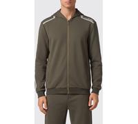 Plein Sport Zip-Up Hooded Sweatshirt in Technical Jersey with Slash Pockets - Size: 3XL - male