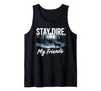 Pleistocene Dire Wolves Lover Shirt for Natural Science Fans Tank Top