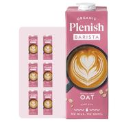 Plenish Barista Organic Oat Drink Long Life, 1L Carton (Pack of 6)