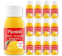 Plenish Fiery Mango Defence Health Shots 12 x 60ml | 100% of your daily Vitamin D | 100% Natural, Vegan & Gluten Free | No Added Sugar, No Additives, No Preservatives | Perfect Pick Me Up