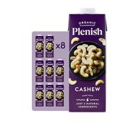 Plenish Organic Unsweetened Cashew Milk 1L (Pack of 8)