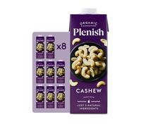 Plenish Organic Unsweetened Cashew Milk 1L Pack of 8