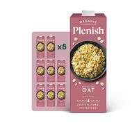 Plenish Organic Unsweetened Oat Milk 1L Pack of 8