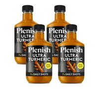 Plenish Ultra Turmeric Shots 4 x 420ml, 29g Turmeric Per Shot, 28 Shots