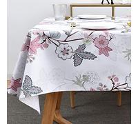 Plenmor Table Cloth Wipe Clean Wipeable PVC Tablecloth Waterproof Wipe Clean Plastic Vinyl Table Cover Protector Rectangular for Outdoor Picnic Party (B, 137 x 275 cm)