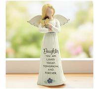 PlentifulHome Daughter Angel Figurine with Butterfly, 13.3 cm