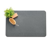 Plentio Premium Comfort Stone Bath Mat - Extremely Non-Slip Natural Diatmeal Earth Mat, Replaces Traditional Area Rugs, 23.6"x15.4" Luxury Soft Carpet for Bathroom
