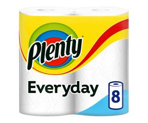 Plenty Everyday Kitchen Roll 8 Rolls