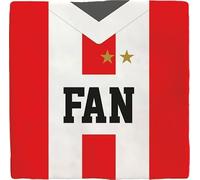Plenty Gifts Personalised Plaque - 040 Fan - Decorative Tile for Supporters - Dutch Text - 15 x 15 cm