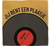 Plenty Gifts Personalised Plaque - Jij Bent Een Plaatje - Decorative Tile with Affectionate Message - Wording in Dutch - 15 x 15 cm
